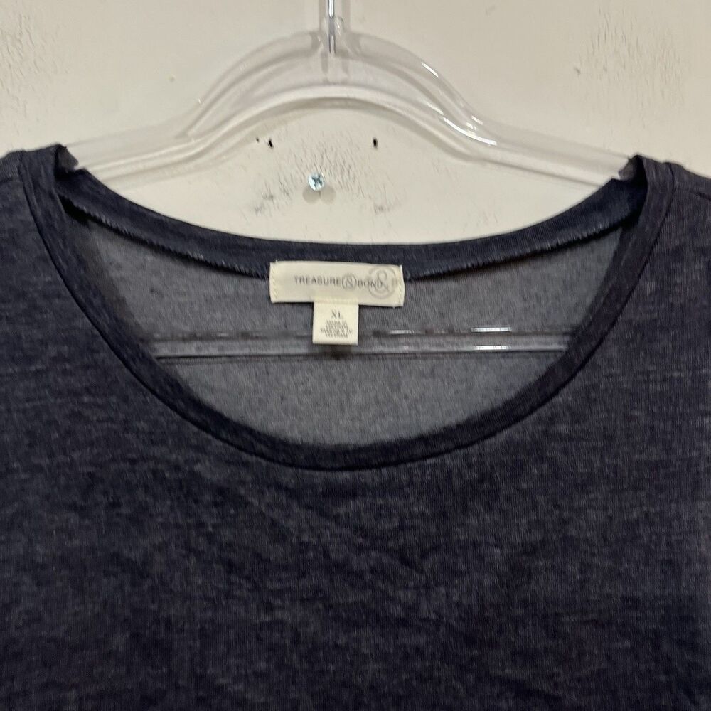 NWOT Treasure & Bond Sleeveless Ruched Side Dress Size XL - Picture 4 of 5